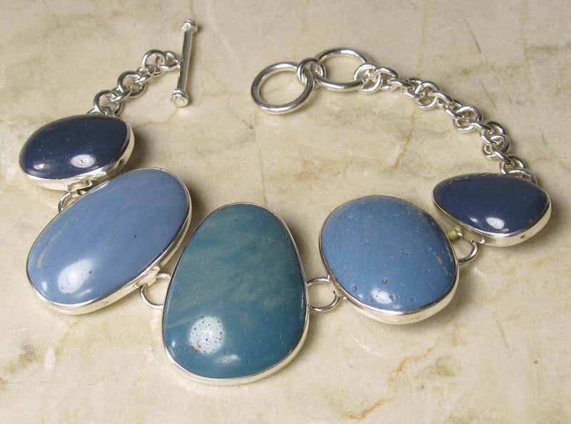 Leland Blue Stone Link Bracelet